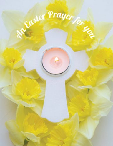 Easter Card - Daffodil Candle Cross £1.65