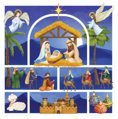 Cute Nativity 10pk