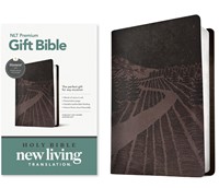 NLT Premium Gift Bible Starlight Path Brown Leatherlike